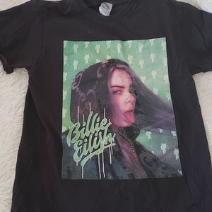 Billie Eilish unofficial graphic tee shirt